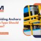 scaffolding anchors - types, spacing and uses